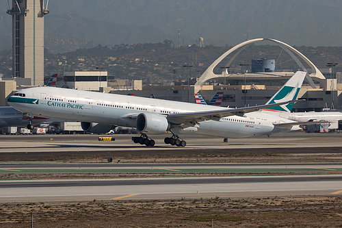 Cathay Pacific Boeing 777-300ER B-KPP at Los Angeles International Airport (KLAX/LAX) Cathay Pacific Boeing 777-300ER B-KPP at Los Angeles International Airport (KLAX/LAX)