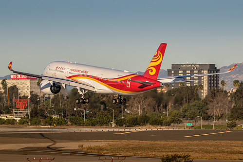 Hong Kong Airlines Airbus A350-900 B-LGC at Los Angeles International Airport (KLAX/LAX) Hong Kong Airlines Airbus A350-900 B-LGC at Los Angeles International Airport (KLAX/LAX)