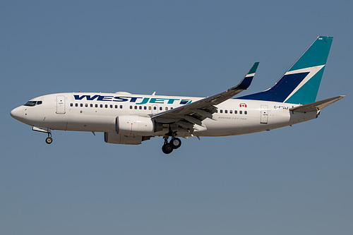 WestJet Boeing 737-700 C-FIWJ at Los Angeles International Airport (KLAX/LAX)