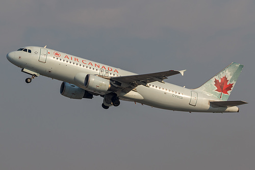 Air Canada Airbus A320-200 C-FXCD at Los Angeles International Airport (KLAX/LAX)