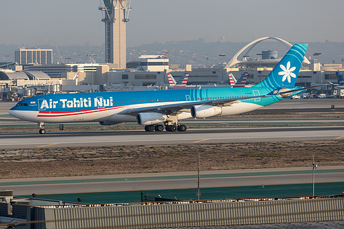 Air Tahiti Nui Airbus A340-300 F-OJGF at Los Angeles International Airport (KLAX/LAX) Air Tahiti Nui Airbus A340-300 F-OJGF at Los Angeles International Airport (KLAX/LAX)