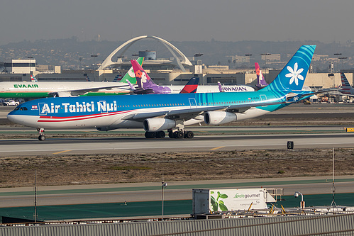Air Tahiti Nui Airbus A340-300 F-OLOV at Los Angeles International Airport (KLAX/LAX)