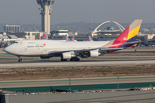Asiana Airlines Boeing 747-400 HL7421 at Los Angeles International Airport (KLAX/LAX)