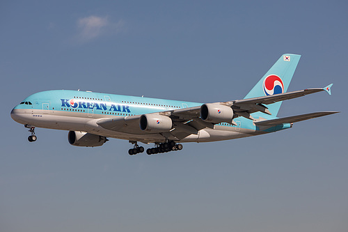 Korean Air Airbus A380-800 HL7621 at Los Angeles International Airport (KLAX/LAX) Korean Air Airbus A380-800 HL7621 at Los Angeles International Airport (KLAX/LAX)