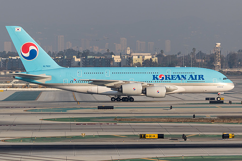 Korean Air Airbus A380-800 HL7622 at Los Angeles International Airport (KLAX/LAX)