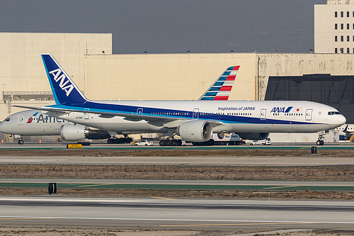 All Nippon Airways Boeing 777-300ER JA735A at Los Angeles International Airport (KLAX/LAX)