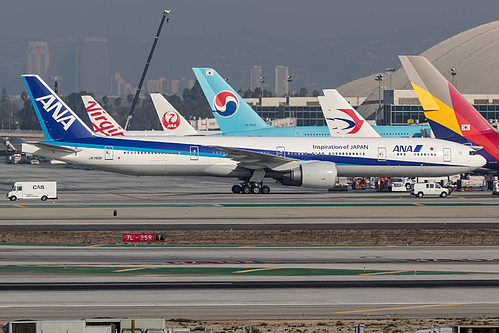 All Nippon Airways Boeing 777-300ER JA780A at Los Angeles International Airport (KLAX/LAX)