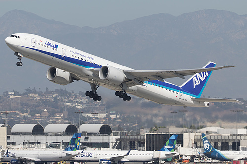 All Nippon Airways Boeing 777-300ER JA783A at Los Angeles International Airport (KLAX/LAX)