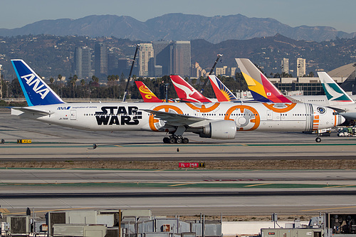 All Nippon Airways Boeing 777-300ER JA789A at Los Angeles International Airport (KLAX/LAX)