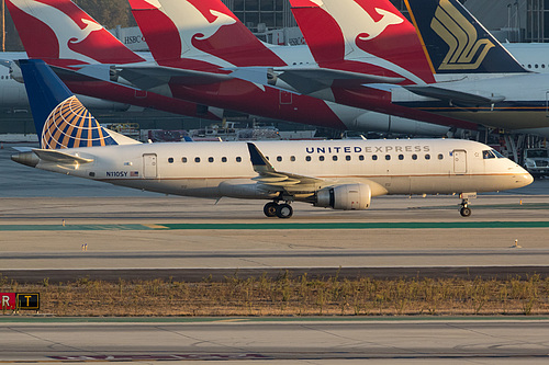 SkyWest Airlines Embraer ERJ-175 N110SY at Los Angeles International Airport (KLAX/LAX) SkyWest Airlines Embraer ERJ-175 N110SY at Los Angeles International Airport (KLAX/LAX)
