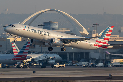 American Airlines Airbus A321-200 N157AA at Los Angeles International Airport (KLAX/LAX)