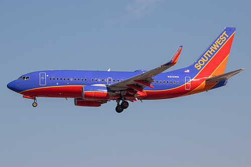 Southwest Airlines Boeing 737-700 N255WN at Los Angeles International Airport (KLAX/LAX) Southwest Airlines Boeing 737-700 N255WN at Los Angeles International Airport (KLAX/LAX)