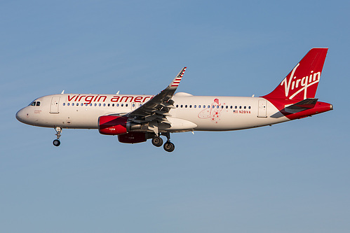 Virgin America Airbus A320-200 N281VA at Los Angeles International Airport (KLAX/LAX)