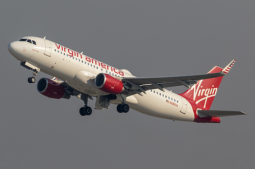 Virgin America Airbus A320-200 N286VA at Los Angeles International Airport (KLAX/LAX)