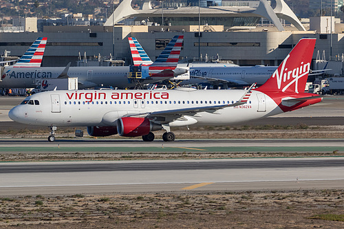 Virgin America Airbus A320-200 N362VA at Los Angeles International Airport (KLAX/LAX)