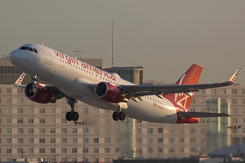 Virgin America Airbus A320-200 N364VA at Los Angeles International Airport (KLAX/LAX)