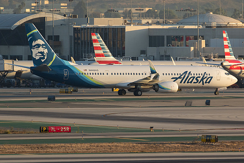 Alaska Airlines Boeing 737-900ER N448AS at Los Angeles International Airport (KLAX/LAX) Alaska Airlines Boeing 737-900ER N448AS at Los Angeles International Airport (KLAX/LAX)