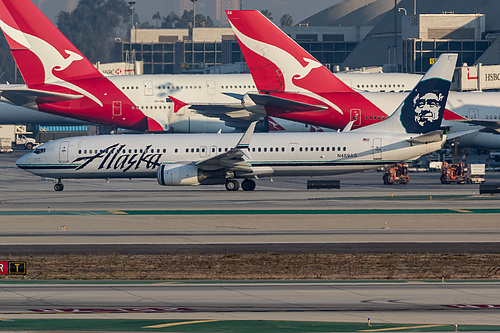 Alaska Airlines Boeing 737-900ER N469AS at Los Angeles International Airport (KLAX/LAX) Alaska Airlines Boeing 737-900ER N469AS at Los Angeles International Airport (KLAX/LAX)