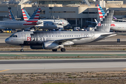 Spirit Airlines Airbus A319-100 N510NK at Los Angeles International Airport (KLAX/LAX)
