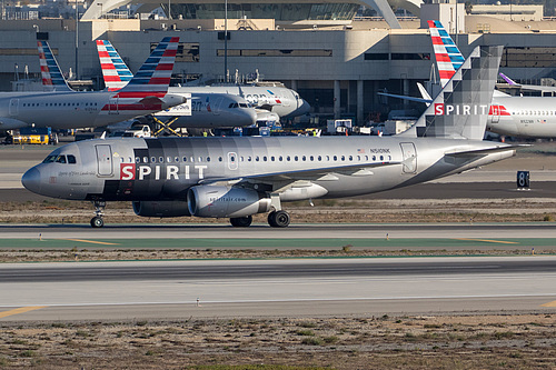 Spirit Airlines Airbus A319-100 N510NK at Los Angeles International Airport (KLAX/LAX) Spirit Airlines Airbus A319-100 N510NK at Los Angeles International Airport (KLAX/LAX)