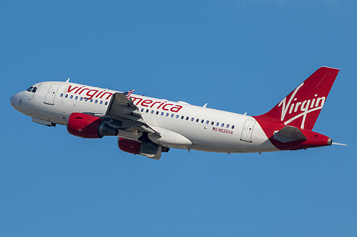 Virgin America Airbus A319-100 N526VA at Los Angeles International Airport (KLAX/LAX) Virgin America Airbus A319-100 N526VA at Los Angeles International Airport (KLAX/LAX)