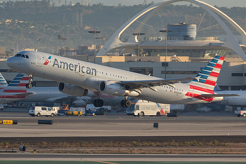 American Airlines Airbus A321-200 N568UW at Los Angeles International Airport (KLAX/LAX)