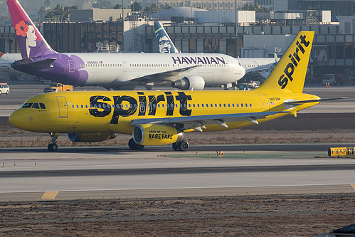 Spirit Airlines Airbus A320-200 N603NK at Los Angeles International Airport (KLAX/LAX)