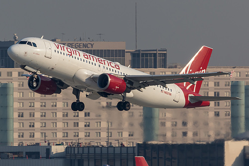 Virgin America Airbus A320-200 N621VA at Los Angeles International Airport (KLAX/LAX) Virgin America Airbus A320-200 N621VA at Los Angeles International Airport (KLAX/LAX)