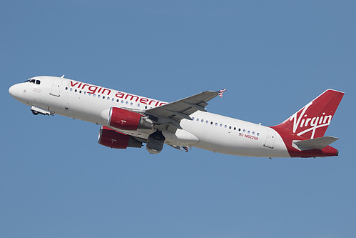 Virgin America Airbus A320-200 N622VA at Los Angeles International Airport (KLAX/LAX)