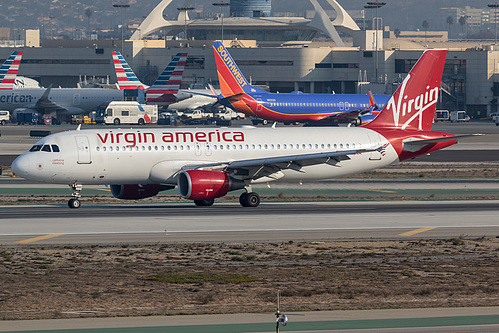 Virgin America Airbus A320-200 N622VA at Los Angeles International Airport (KLAX/LAX)
