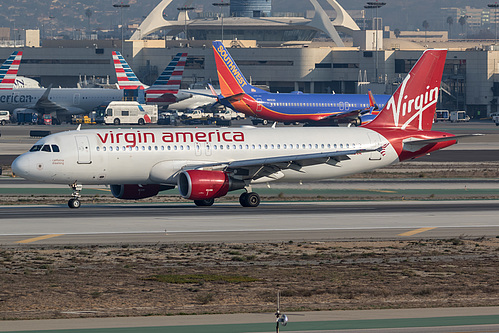 Virgin America Airbus A320-200 N622VA at Los Angeles International Airport (KLAX/LAX) Virgin America Airbus A320-200 N622VA at Los Angeles International Airport (KLAX/LAX)