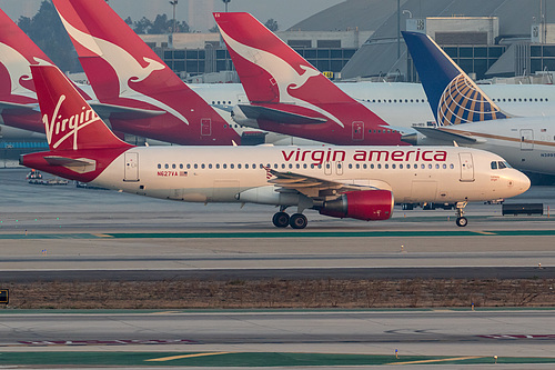 Virgin America Airbus A320-200 N627VA at Los Angeles International Airport (KLAX/LAX) Virgin America Airbus A320-200 N627VA at Los Angeles International Airport (KLAX/LAX)