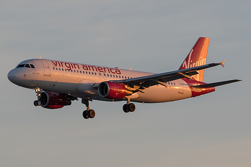 Virgin America Airbus A320-200 N631VA at Los Angeles International Airport (KLAX/LAX)