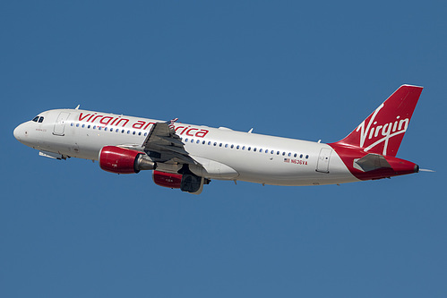 Virgin America Airbus A320-200 N636VA at Los Angeles International Airport (KLAX/LAX)