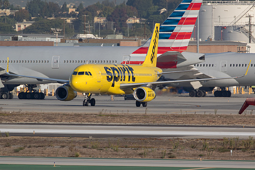 Spirit Airlines Airbus A320-200 N644NK at Los Angeles International Airport (KLAX/LAX) Spirit Airlines Airbus A320-200 N644NK at Los Angeles International Airport (KLAX/LAX)