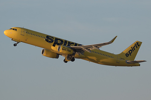 Spirit Airlines Airbus A321-200 N658NK at Los Angeles International Airport (KLAX/LAX)