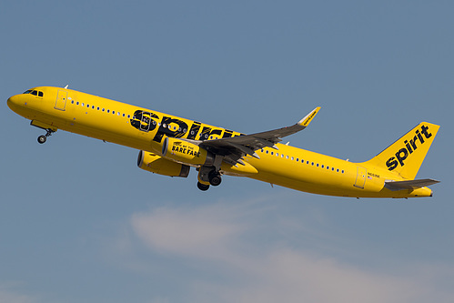 Spirit Airlines Airbus A321-200 N661NK at Los Angeles International Airport (KLAX/LAX)