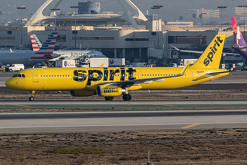 Spirit Airlines Airbus A321-200 N668NK at Los Angeles International Airport (KLAX/LAX) Spirit Airlines Airbus A321-200 N668NK at Los Angeles International Airport (KLAX/LAX)