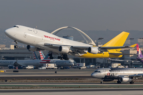 Kalitta Air Boeing 747-400F N743CK at Los Angeles International Airport (KLAX/LAX)