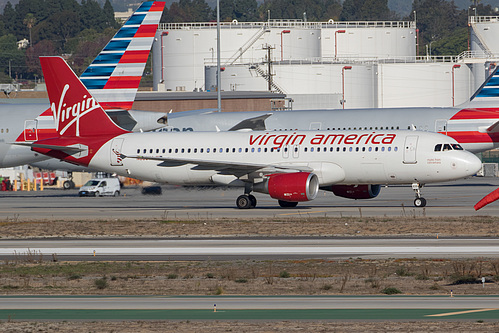 Virgin America Airbus A320-200 N839VA at Los Angeles International Airport (KLAX/LAX)
