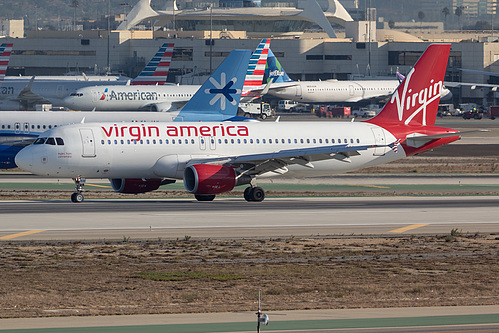 Virgin America Airbus A320-200 N839VA at Los Angeles International Airport (KLAX/LAX)