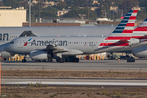 American Airlines Airbus A319-100 N840AW at Los Angeles International Airport (KLAX/LAX)