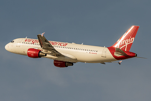 Virgin America Airbus A320-200 N844VA at Los Angeles International Airport (KLAX/LAX)