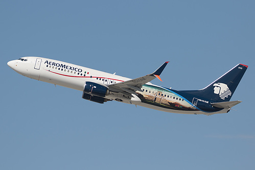 Aeroméxico Boeing 737-800 N845AM at Los Angeles International Airport (KLAX/LAX)