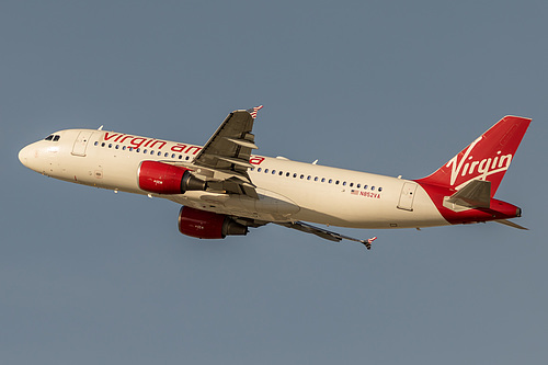 Virgin America Airbus A320-200 N852VA at Los Angeles International Airport (KLAX/LAX)