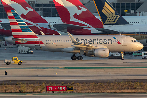 American Airlines Airbus A319-100 N9011P at Los Angeles International Airport (KLAX/LAX) American Airlines Airbus A319-100 N9011P at Los Angeles International Airport (KLAX/LAX)