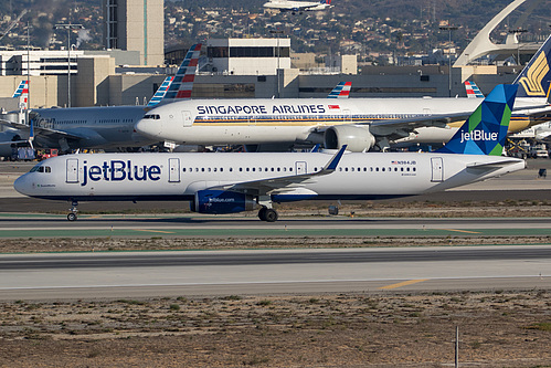 JetBlue Airways Airbus A321-200 N984JB at Los Angeles International Airport (KLAX/LAX) JetBlue Airways Airbus A321-200 N984JB at Los Angeles International Airport (KLAX/LAX)