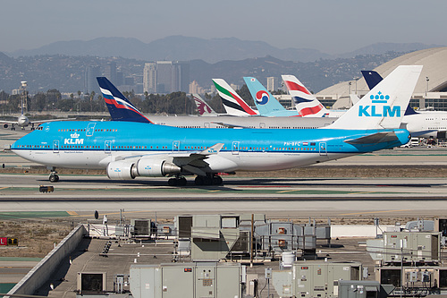 KLM Boeing 747-400 PH-BFC at Los Angeles International Airport (KLAX/LAX)