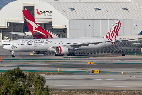 Virgin Australia Boeing 777-300ER VH-VOZ at Los Angeles International Airport (KLAX/LAX) Virgin Australia Boeing 777-300ER VH-VOZ at Los Angeles International Airport (KLAX/LAX)