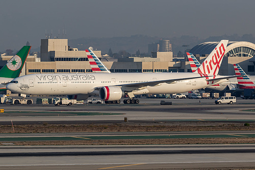 Virgin Australia Boeing 777-300ER VH-VPD at Los Angeles International Airport (KLAX/LAX) Virgin Australia Boeing 777-300ER VH-VPD at Los Angeles International Airport (KLAX/LAX)